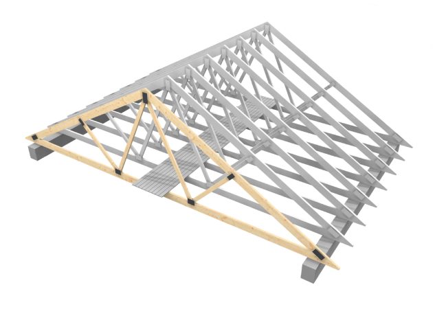 Bindertyp Sattelbinder von MAX Holzbau