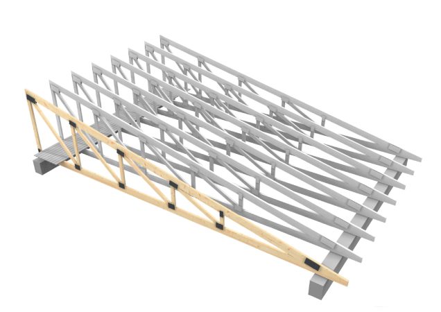 Bindertyp Pultdachbinder von MAX Holzbau