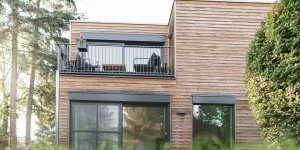 MAX Haus H 87 Holzhaus mit horizontaler Holzfassade